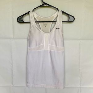 White Nike Dri-Fit tank (XS)